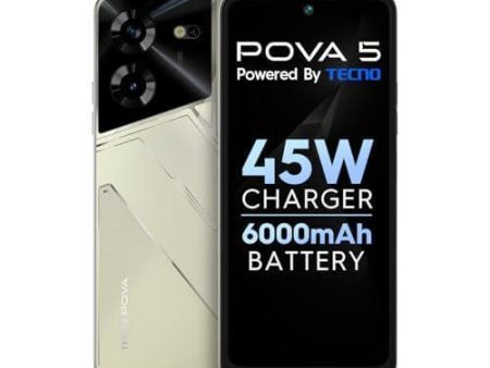 TECNO Pova 5 (Amber Gold, 8GB RAM,128GB Storage) For Discount