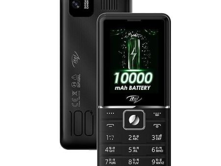 (Refurbished) itel Power 900 Power Bank Mobile Phone,10000 mAh with 7 Months Battery Back up, 10W Charging Support and 2.8 inch Display | Black Discount