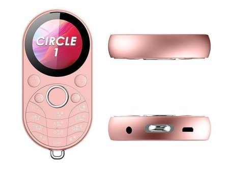 (Refurbished) CX02 Circle 1 Itel Keypad Mobile - Rose Gold on Sale