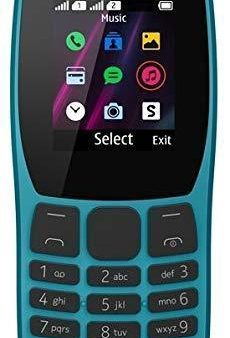 (Refurbished) Nokia 110 Dual SIM (Blue, Dual Sim, 1.7 inch Display) Fashion