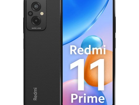 Redmi 11 Prime (Flashy Black, 6GB RAM, 128GB Storage) | Prime Design | High Performance Helio G99 | 50 MP AI Triple Cam | 5000 mAh | 22.5W Supply