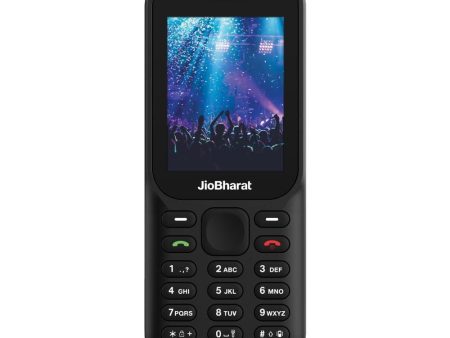 (Refurbished) JioBharat B1 4G Keypad Phone with JioCinema, JioSaavn, JioPay (UPI), Powerful 2000mAh Battery, LED Torch, Digital Camera | Black | Locked for JioNetwork Fashion