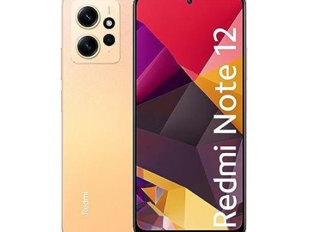 Redmi Note 12 (Sunrise Gold, 6GB RAM, 128GB Storage) For Discount