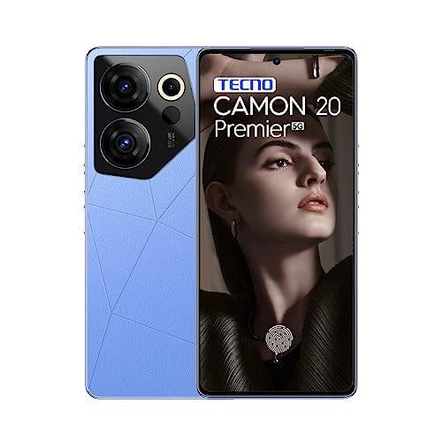 TECNO Camon 20 Premier 5G (Serenity Blue, 8GB RAM,512GB Storage)|8GB Expandable RAM| Industry 1st 50MP RGBW-Pro Camera| Segment 1st 108MP Ultra-Wide Macro Lens |6.67  120Hz, 10bit AMOLED in-Display Cheap