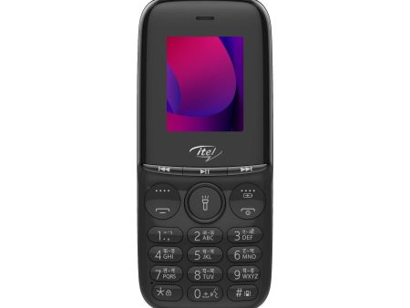 (Refurbished) itel Muzik110 (4.5cm, Loud Sound, Black) Online now