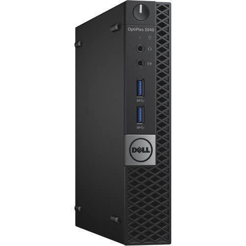 (Refurbished) Dell OPTIPLEX 3040 Windows Tiny Desktop - Core i3 6th gen 3.2ghz, 8 GB RAM, 240gb SSD, Win 11 - Upgraded, MS Office  Intel HD Graphics , USB 3.0, Ethernet, VGA, Black For Sale