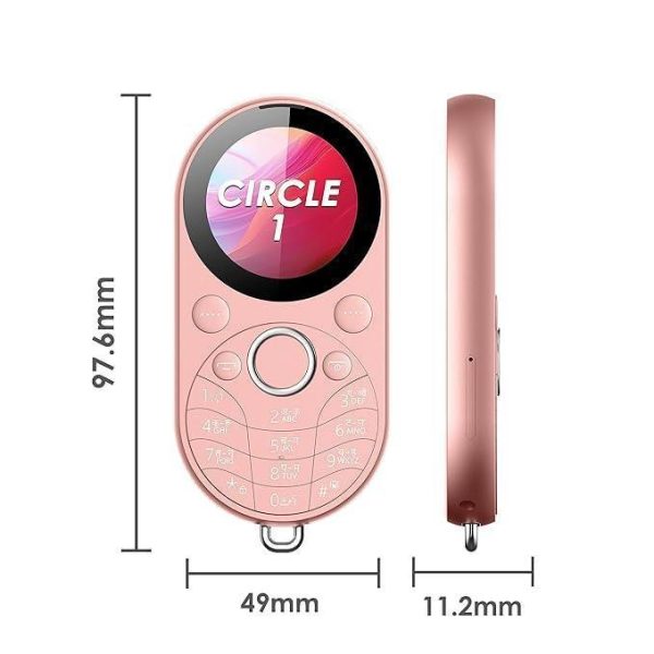 (Refurbished) CX02 Circle 1 Itel Keypad Mobile - Rose Gold on Sale