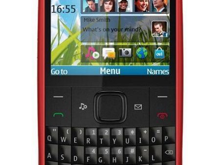 (Refurbished) Nokia X2-01 (Single SIM, 2.4 Inch Display, Red) Fashion