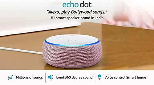 Certified Refurbished Echo Dot (3rd Gen)| Smart speaker with Alexa (Fig) Online Hot Sale