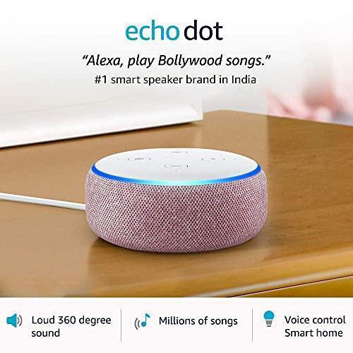 Certified Refurbished Echo Dot (3rd Gen)| Smart speaker with Alexa (Fig) Online Hot Sale