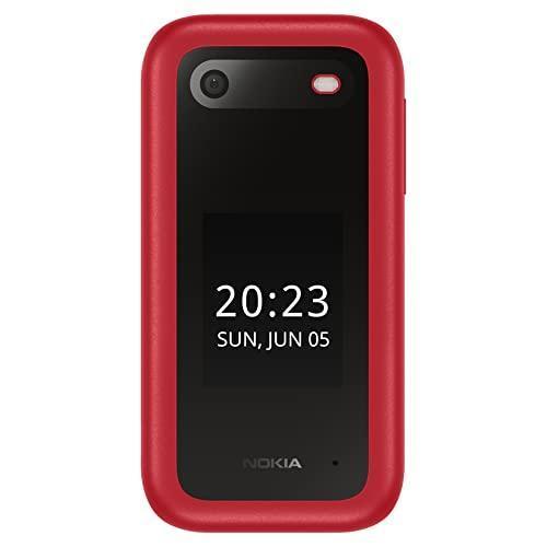 Nokia 2660 Flip 4G Volte keypad Phone with Dual SIM, Dual Screen, inbuilt MP3 Player & Wireless FM Radio | Red Cheap