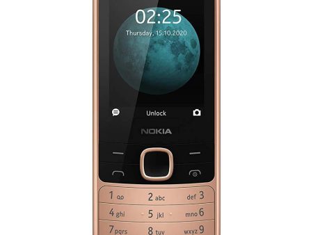 (Refurbished) Nokia 225 4G Dual SIM Feature Phone with Long Battery Life, Camera, Multiplayer Games, and Premium Finish – Metallic Sand Colour Supply