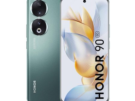 (Refurbished) HONOR 90 (Emerald Green, 8GB + 256GB) | India s First Eye Risk-Free Display | 200MP Main & 50MP Selfie Camera | Segment First Quad-Curved AMOLED Screen | Without Charger For Sale