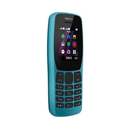 (Refurbished) Nokia 110 Dual SIM (Blue, Dual Sim, 1.7 inch Display) Fashion