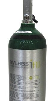 DeVilbiss Healthcare 870 Post Valve Oxygen Cylinder, C Cylinder For Discount