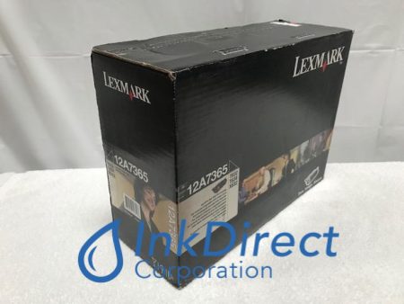 Genuine Lexmark 12A7365  Print Cartridge Black T632 T632DTN T632DTNF T632N T632TN T634 T634DTN T634DTNF T634N, T634TN, - MultiFunction X632, X632E, X632S, X634DTE, X634E, Online Hot Sale