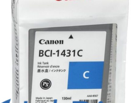 ( Expired ) Genuine Canon  8970A001AA BCI-1431C Ink Jet Cartridge Cyan Hot on Sale