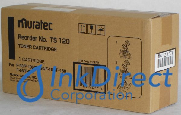 Genuine Muratec TS120 TS-120 Toner Black F100 F120 F150 F160 F95 F95E F98 For Sale